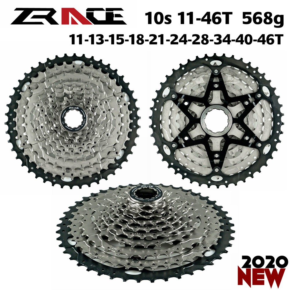 ZRACE HITAM Líp Xe Đạp 11-46t 10 Tốc Độ