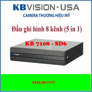 Đầu ghi hình KX-7108SD6 KBVISION 8 kênh 5 in 1