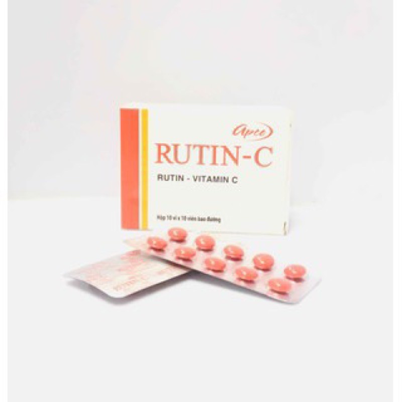 RUTIN C - BỀN THÀNH MẠCH MÁU, GIẢM XUẤT HUYẾT