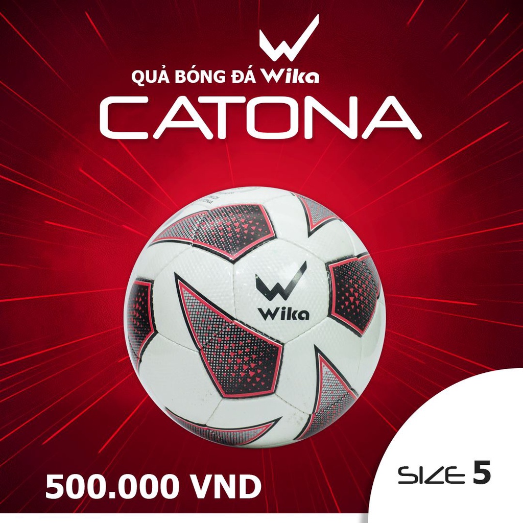 Quả Bóng Đá WIKA Catona Thiết Kế Chuẩn 4 Lớp Cơ Bản Đạt Chuẩn FIFA Quality