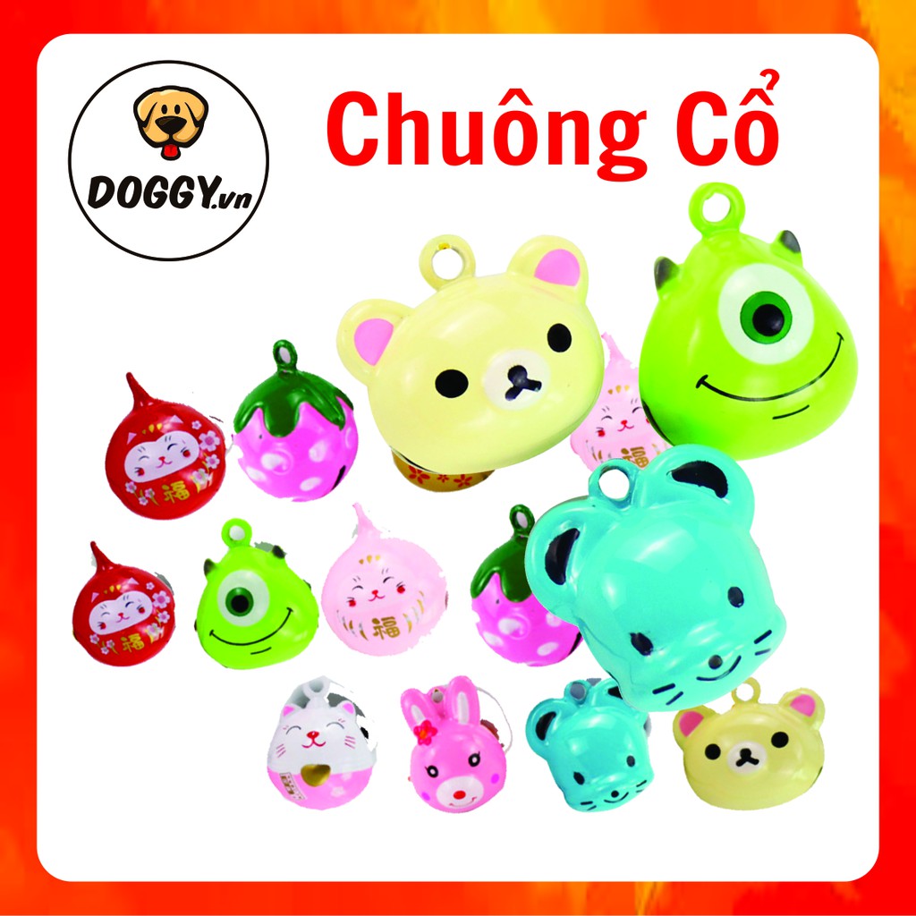 Chuông Đeo Cổ Cho Chó Mèo – Nhiều Hình Dáng Màu Sắc, Tiếng Kêu Vang – DOGGY SHOP