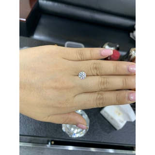 Kim cương nhân tạo Moissanite trắng tròn 5li