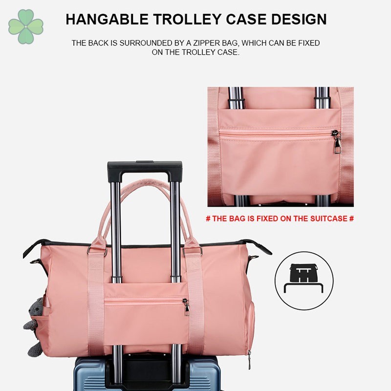 Túi đựng đồ tập gym bằng vải Oxford lớn chống trộm chống nước sành điệu 2022 cho nữ