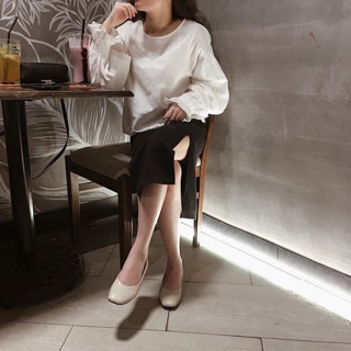 Set áo tay bồng + chân váy