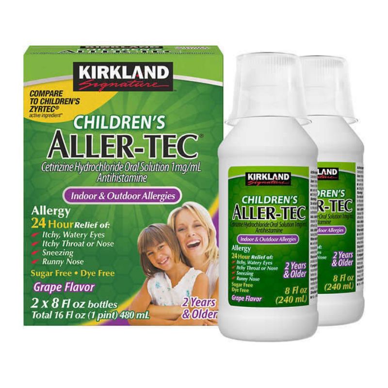 Siro/ Viên chống dị ứng Kirkland Signature Aller