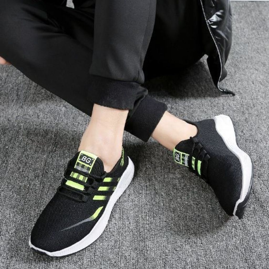 Giày sneaker nam buộc dây đế bằng giá rẻ vải dệt thoáng khí  phối sọc siêu nhẹ mới hot size 39 đến 43 DORINO G47 | BigBuy360 - bigbuy360.vn