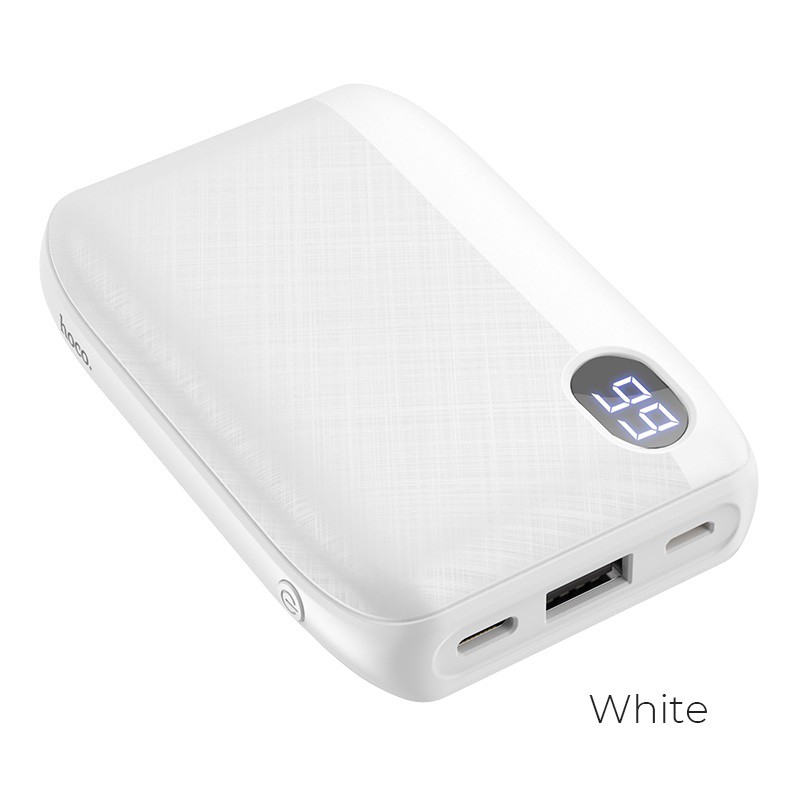 Pin sạc dự phòng di động Hoco J53 dung lượng 10000mAh, đầu ra 2 cổng USB 2A, có màn hình LED - Hàng chính hãng