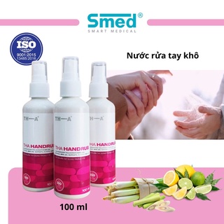 Nước rửa tay khô sát khuẩn y tế cao cấp THA HANDRUB 100ml (dạng xịt phun sương) dung dịch xịt sát khuẩn tay TH.A THA
