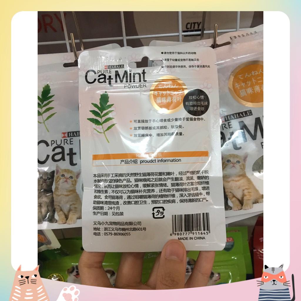 Cỏ Bạc Hà Mèo Catnip Hahale gói 5g