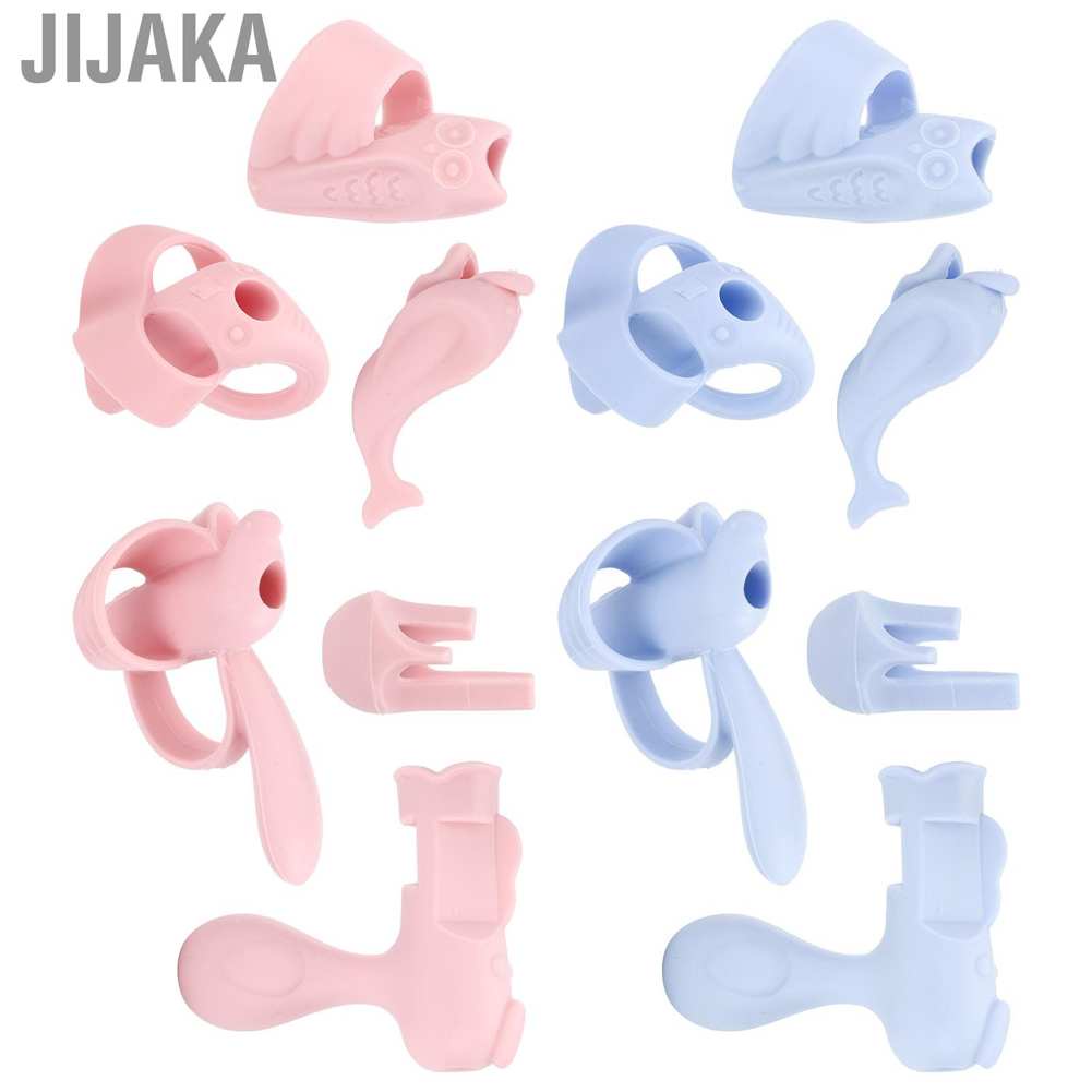 6 cái Mprince Writing Corrector Silicone Tư thế viết tay Trẻ em Chỉnh sửa Đào tạo Grip Pen