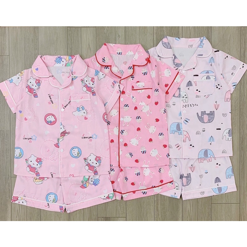 Pijama Melisa mèo thỏ -HÀNG SALE KO ĐỔI TRẢ