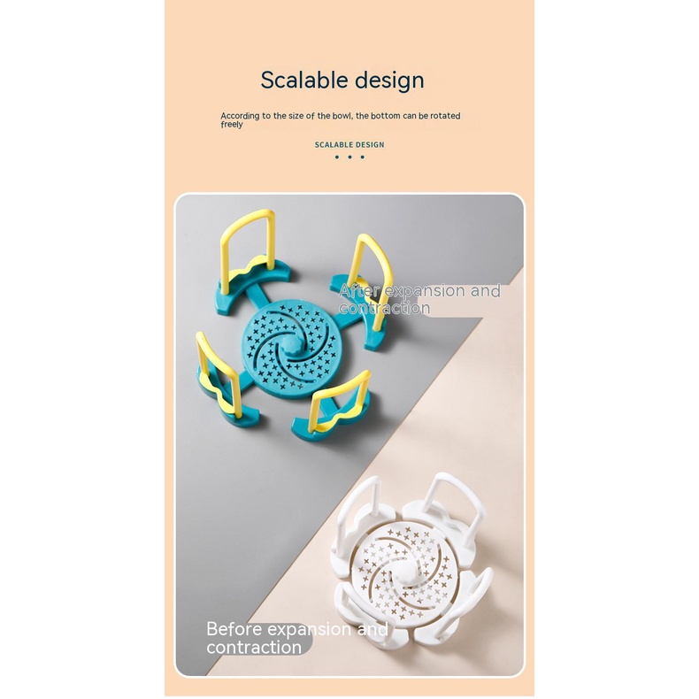 Giá Nhựa Úp Chén Đĩa Ráo Nước Có Thể Thu Gọn Tiện Dụng Cho Nhà Bếp