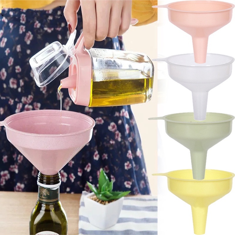 1 Phễu Nhựa Màu Sắc Macaron Nhỏ Gọn Tiện Lợi