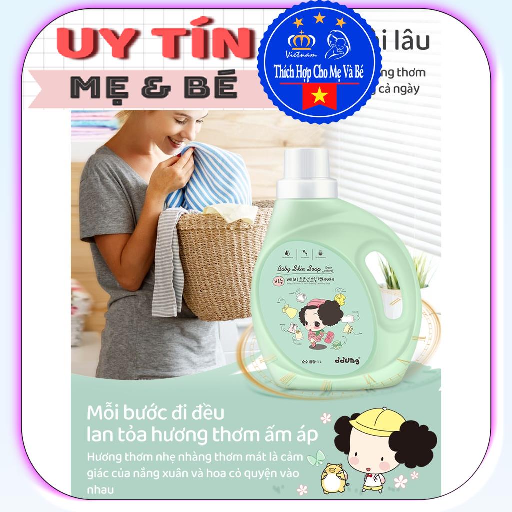 Nước xả giặt xà phòng ddung Hàn Quốc 2 in 1, giặt siêu sạch,thân thiện làn da, chuyên dùng cho mẹ&amp;bé.