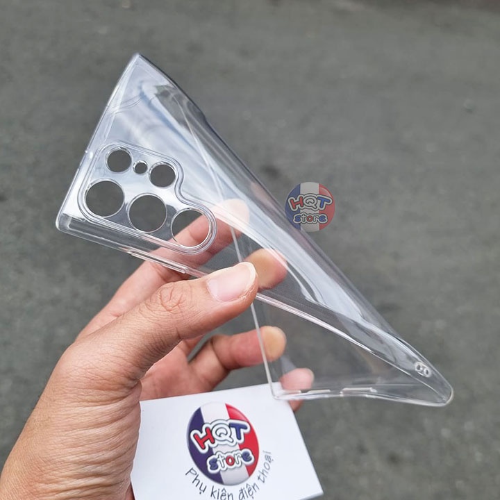 Ốp silicon dẻo trong full camera Gor Nature cho Samsung S22 Ultra / S22 Plus / S22