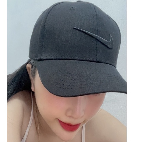 Nón lưỡi trai thể thao thêu logo tinh tế dành cho mọi lứa tuổi Free size