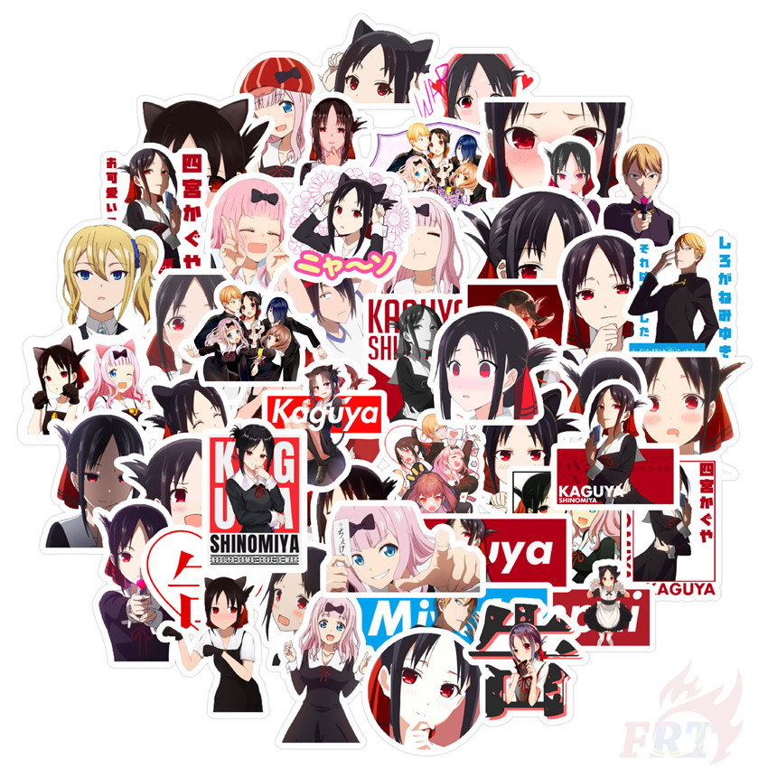 ❉ Kaguya Sama: Love Is War Series 04 Stickers ❉ 50Pcs/Set Shinomiya Kaguya DIY Fashion Decals Doodle Stickers