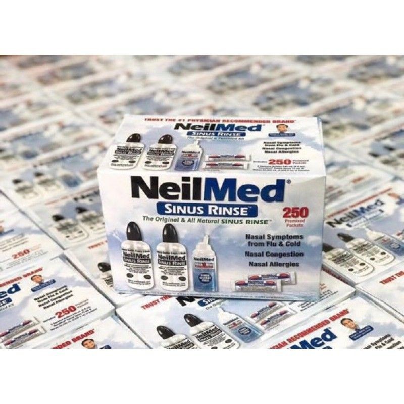 [Nhập Mỹ] Xịt mũi Neilmed NasaMist 75g (bình xịt tách set)