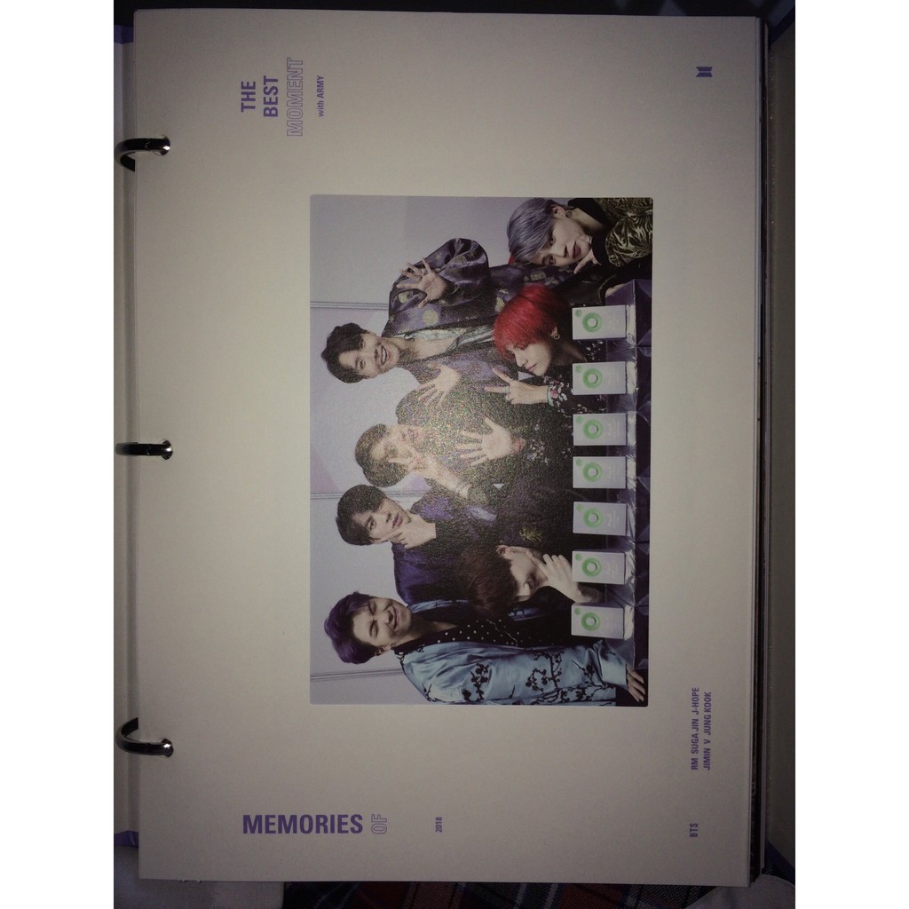 Postcard memo2018 BTS