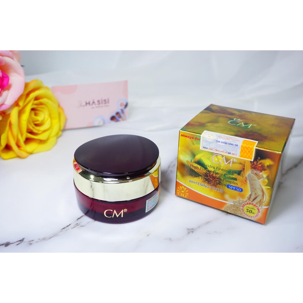 KEM NHÂN SÂM DƯỠNG DA TRẮNG HỒNG TỰ NHIÊN CM LIFT ANTI RIDES FIRMING IP30 HIGH PERFORMANCE CREAM CHÍNH HÃNG - 12345