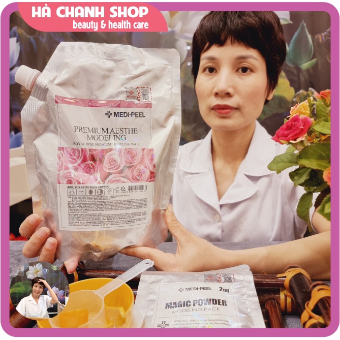 Mặt Nạ Hoa Hồng Collagen Tươi Hàn Quốc MEDI-PEEL PREMIUM AESTHE MODELING ROYAL ROSE Mặt Nạ Dưỡng Trắng Da Cấp Ẩm