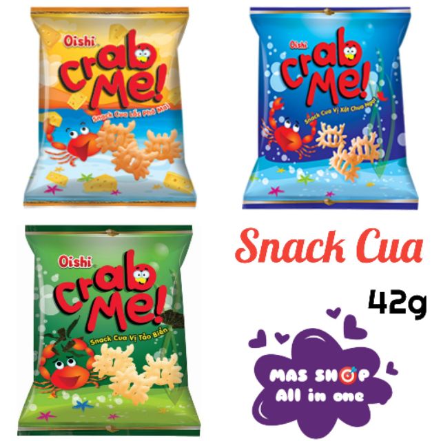 Snack Cua Oishi® gói 42g