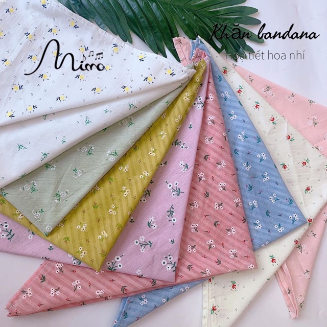 Khăn Bandana họa tiết đa công dụng buộc cổ, buộc đầu, buộc tay đội đầu khăn choàng bandana