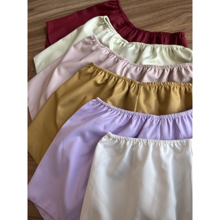 Quần short kate 2 lớp mặc kèm váy ngắn