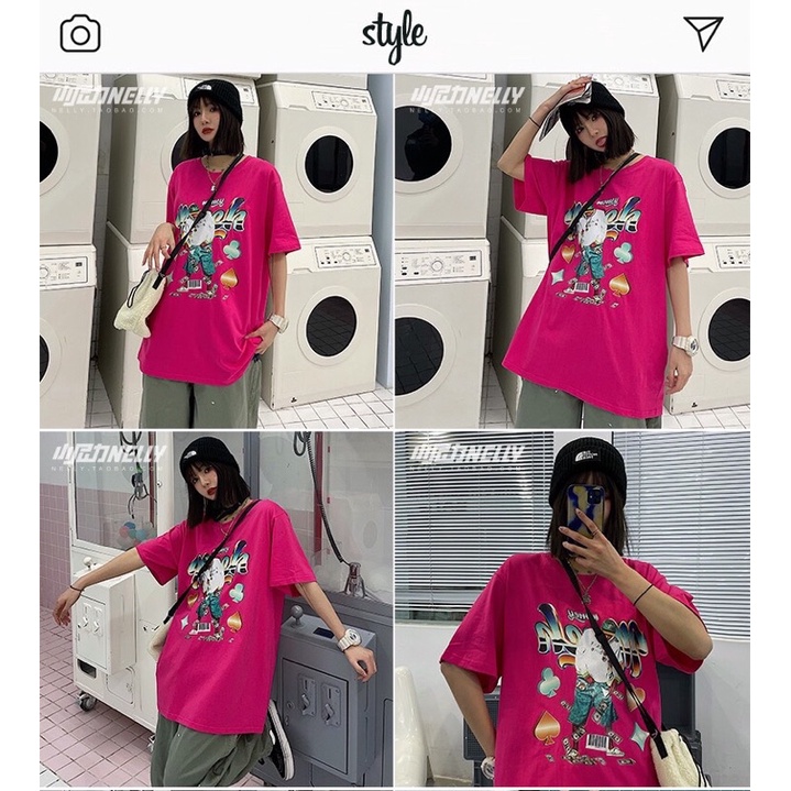 Áo phông nelly hồng A14-05