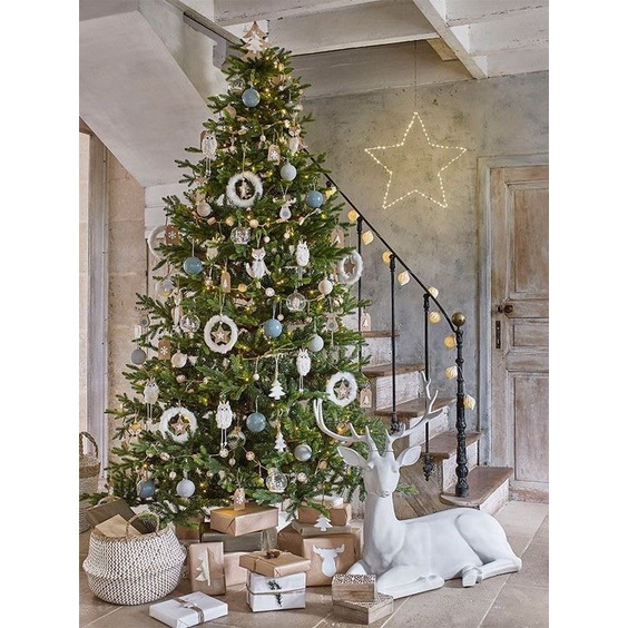 Cây thông xanh PE 95% - cây thông tán rộng luxury LP-PE2 nhập khẩu không kèm trang trí