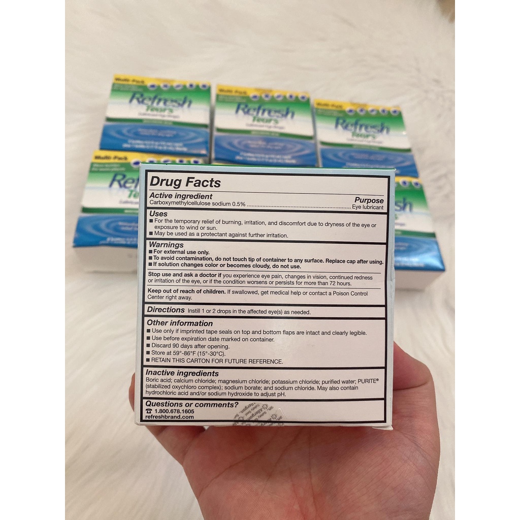 SET NƯỚC MẮT NHÂN TẠO REFRESH TEARS MỸ