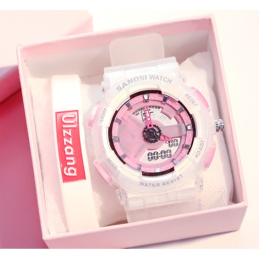 Đồng hồ điện tử nữ dây silicon dáng thể thao SANOSI thời trang siêu cute