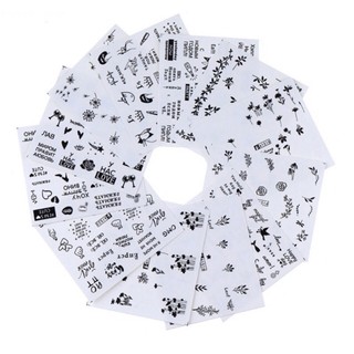 Decal nước 3D dán móng nghệ thuật 2