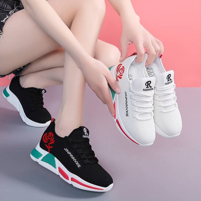 Giày sneaker form chuẩn thể thao nữ buộc dây phong cách hàn quốc V179