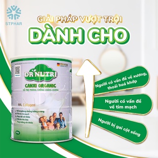 Sữa Canxi Glucosamin Organic Dr Nutri sữa bột cho xương khớp hấp thụ canxi nano, giảm nhức mỏi