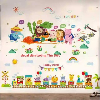 decal dán tường combo