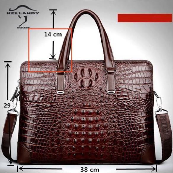 Chính Hãng cặp da cao cấp Cặp da cá sâu 1676 (Bảo hành 3 năm - Có ảnh thật) | BigBuy360 - bigbuy360.vn