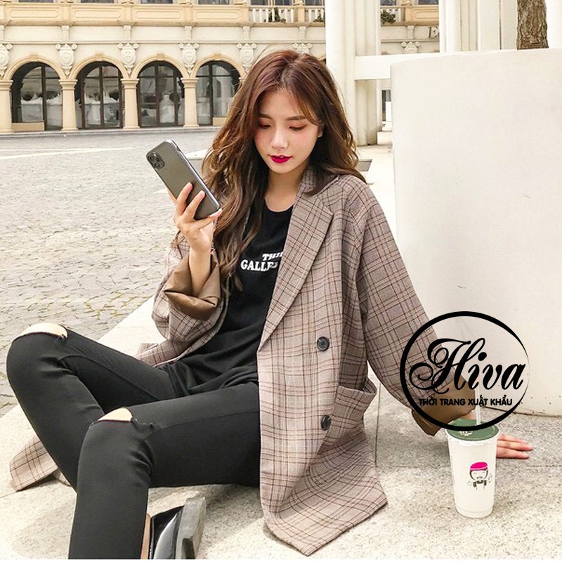 Áo blazer nữ , áo vest 2 lớp thời trang công sở văn phòng thời trang thu đông áo khoác