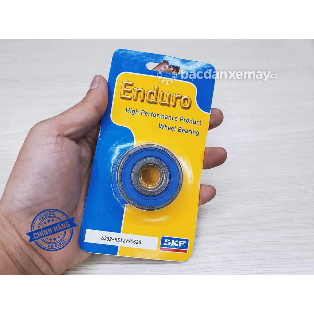 Bạc đạn xe máy Enduro 6302-RS1Z/VC520 chính hãng SKF dành cho xe máy, xe 2 bánh, bạc đạn SKF