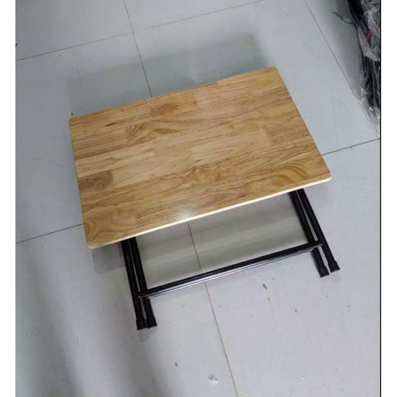 Bàn Xếp Gỗ Cao Su Chữ Nhật 40x60x52