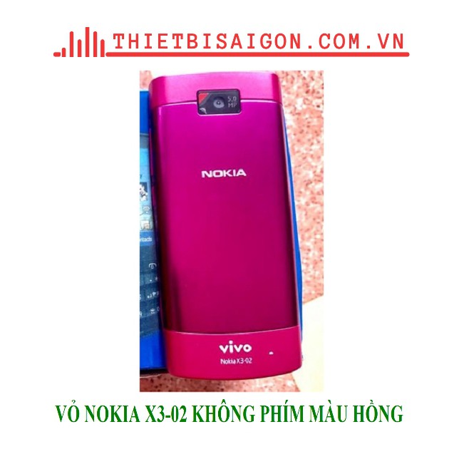 VỎ NOKIA X3-02 KHÔNG PHÍM MÀU HỒNG