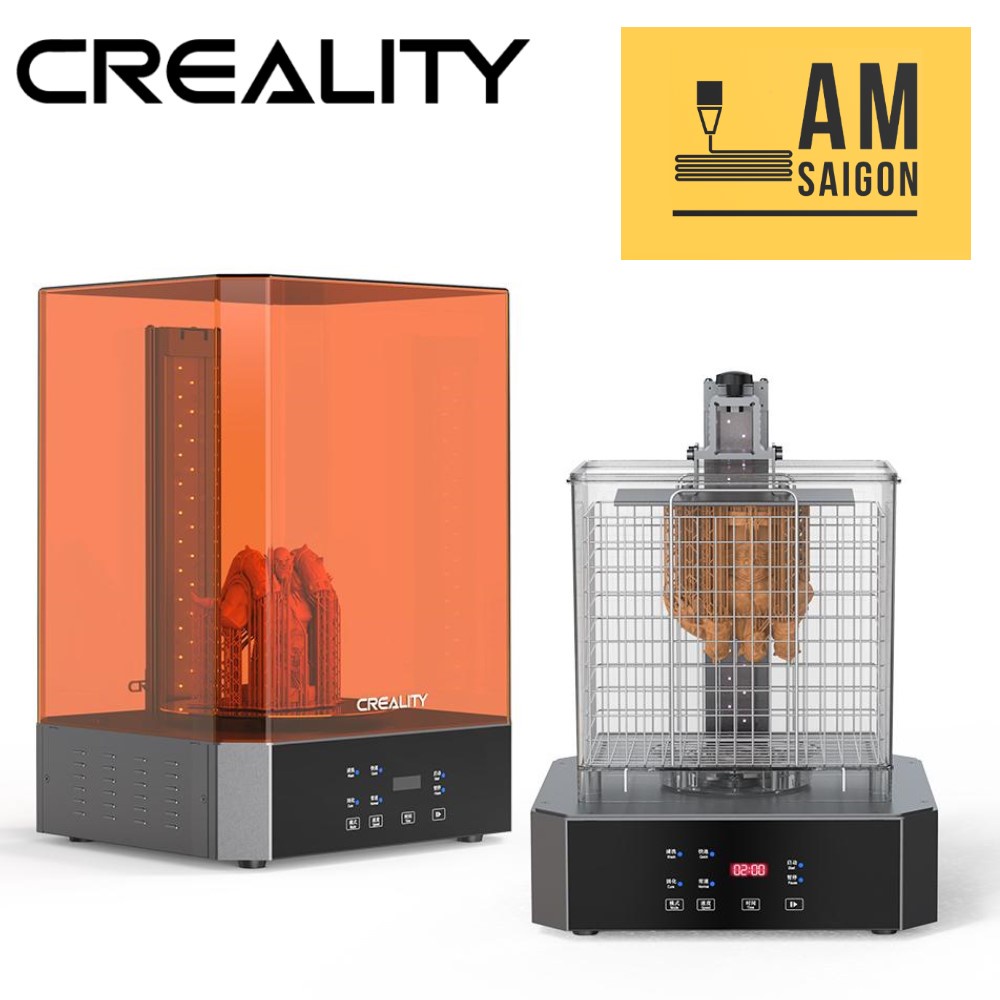 Máy rửa Wash and Cure Creality UW-02 2021 for 9&quot; machine Rửa và sấy sản phẩm in 3D Resin mẫu lớn