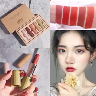 Set son 5 cây Hojo Molandi velvet lipstick-MỚI