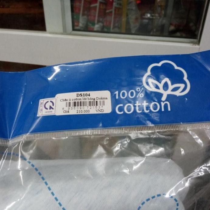 Chăn ủ cotton lót bông Dokma DS104