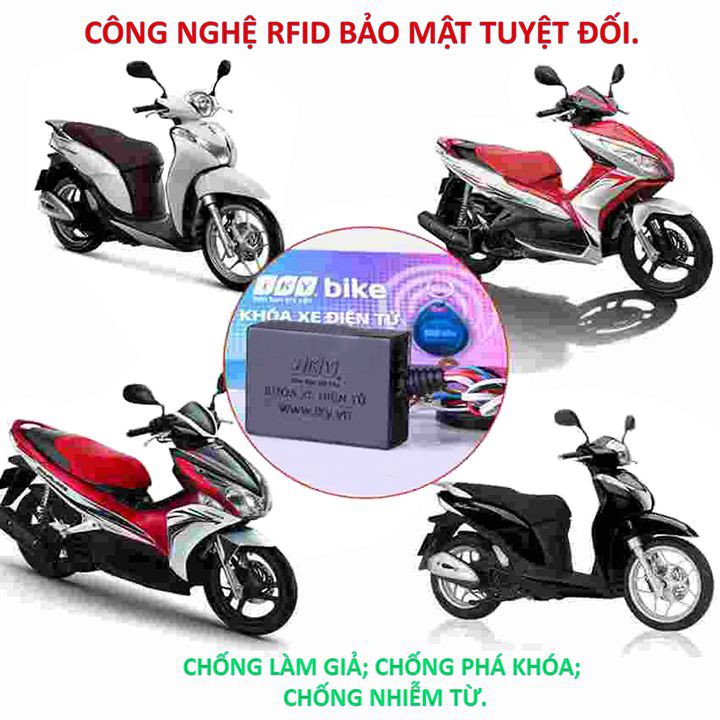  Khóa chống trộm xe máy bằng thẻ từ Iky Bike