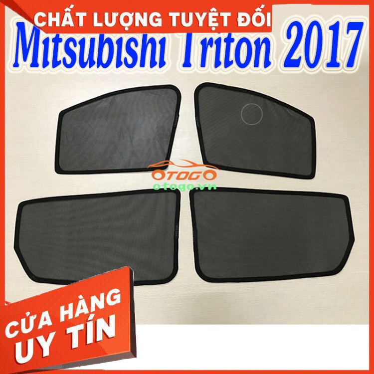 [Rèm loại 1] Bộ rèm chắn nắng nam châm xe Mitsubishi Triton Đảm Bảo Tốt Nhất Thị Trường