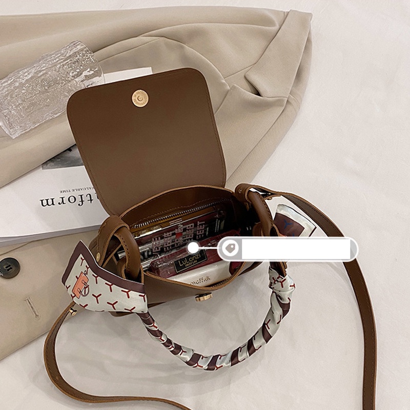 Túi xách IELGY đeo vai bằng lụa cỡ nhỏ đơn giản thời trang dành cho nữ