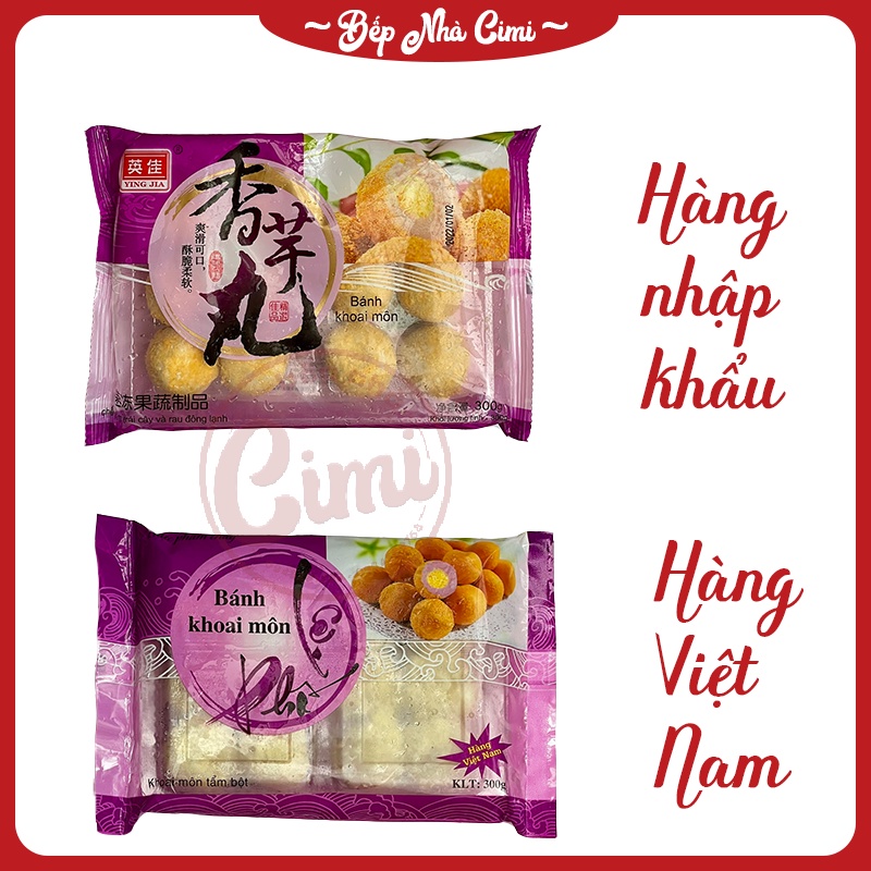 Khoai Môn Lệ Phố Hàng Nhập Khẩu 12 Viên Túi 300g - Bếp Nhà CIMI