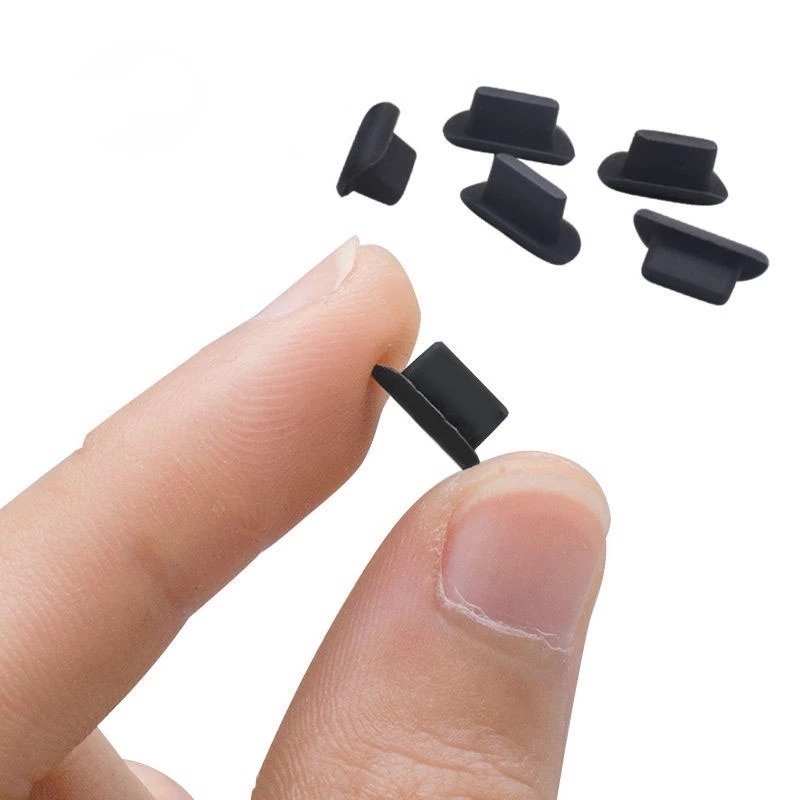 Vỏ Silicon Mềm Linh Hoạt Bọc Cổng Sạc iPhone Chống Bụi