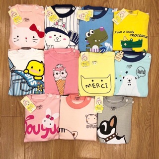 Bộ cotton dài tay cho bé